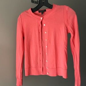 Banana Republic Coral Merino Wool Cardigan